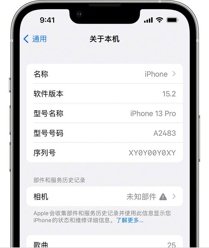 乌烈镇苹果维修分享iPhone 出现提示相机“未知部件”是什么原因？ 